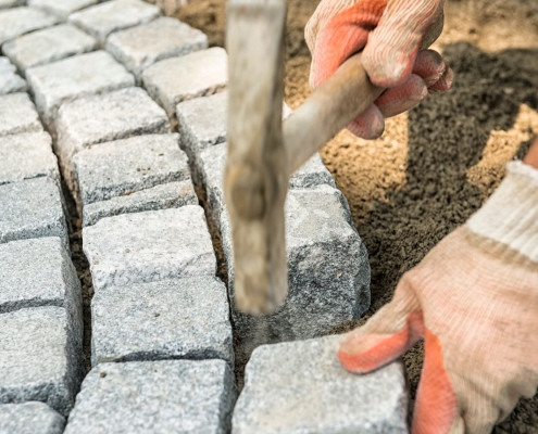 Masonry Walkways in Spanish Fork